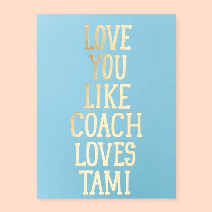 Coach + Tami Card for wholesale by The Good Twin