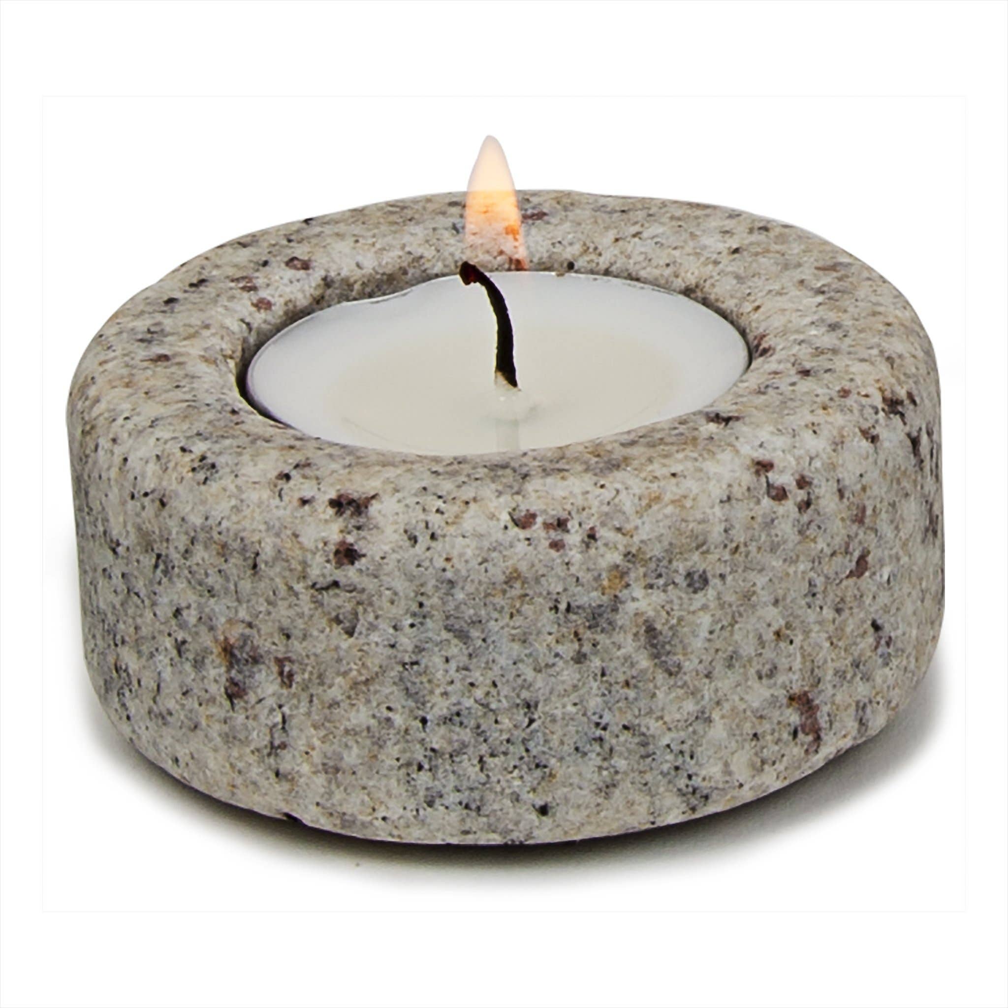 Sea Stones - Wholesale Candle Holder - Zen - Single Granite Tea Light Candle Holder4