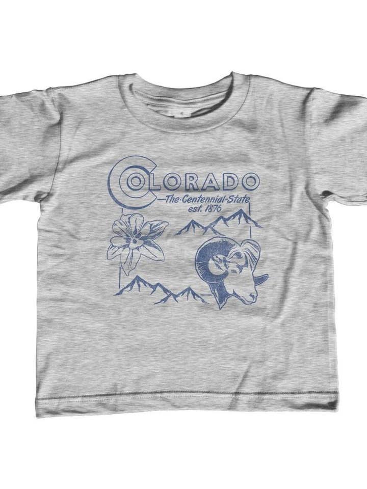 Ungdom Vintage Colorado State T-Shi för wholesale av Boredwalk