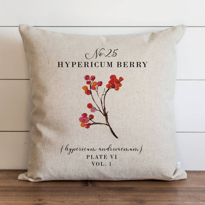 Hypericum Berry Pillow Cover for wholesale by Porter Lane Home