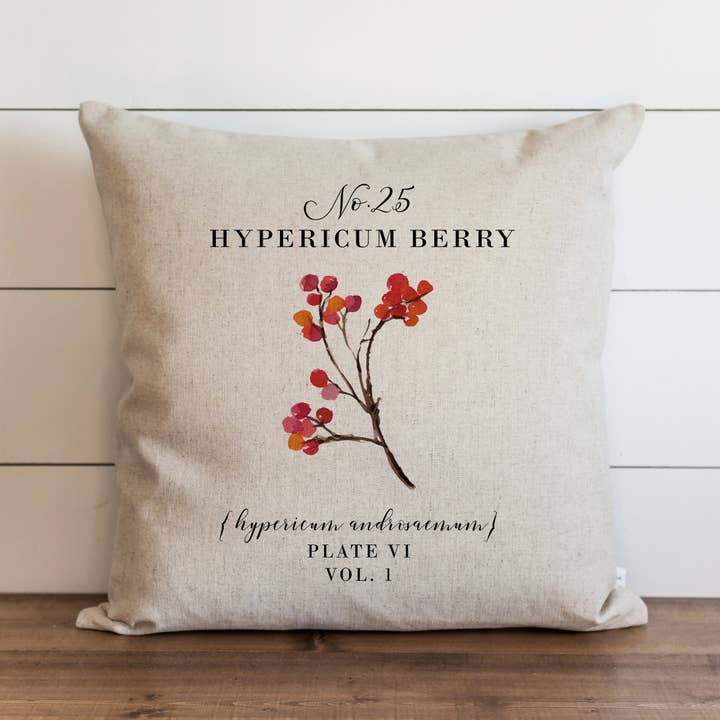 Fodera per cuscino Hypericum Berry per la vendita all'ingrosso da parte di Porter Lane Home