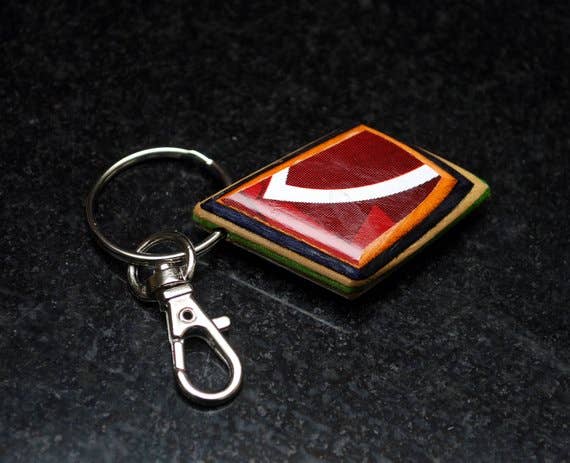 Everskate Skateboard Jewelry - Wholesale Keychain - Unisex - Wood Skateboard Keychain - Recycled Handmade, Each is Unique5
