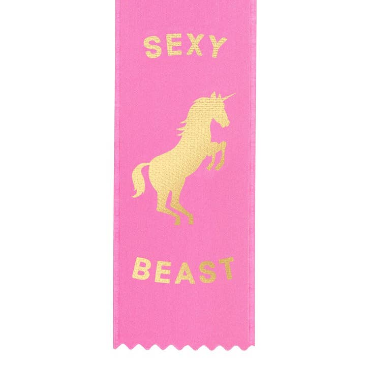 Frankie & Claude - Wholesale Gift tag - Sexy Beast Unicorn Award Ribbon1