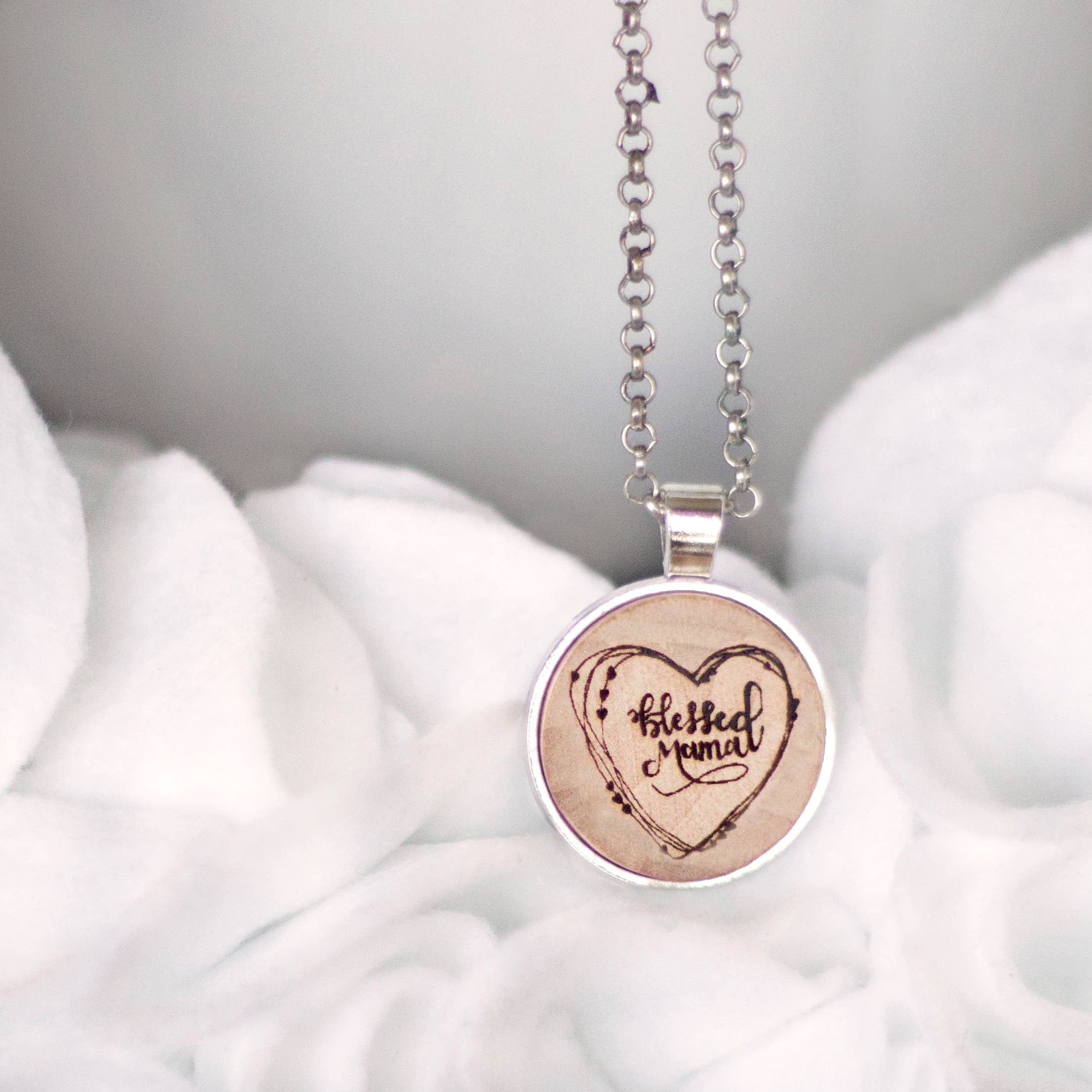 Little Allegory - Wholesale Pendant/Charm Necklace - Blessed Mama Necklace 2 designs4