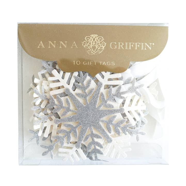 Glitter 3D Snowflake GiftTag for wholesale by Anna Griffin Inc
