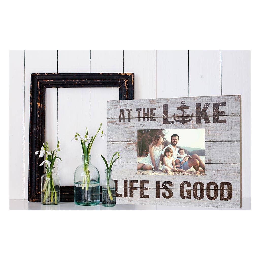 Kindred Hearts - Wholesale Picture Frame - At The Lake Whitewash Slat Picture Frame1