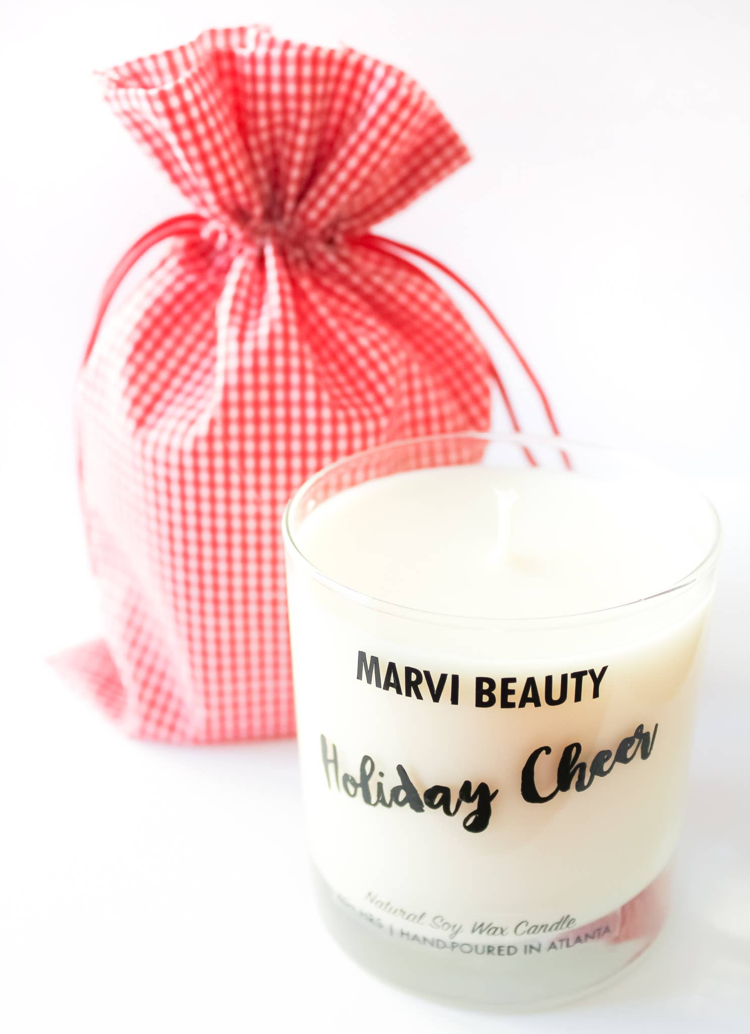 Marvi Beauty - Wholesale Jar/Filled Candle - Holiday Cheer Soy Wax Candle1