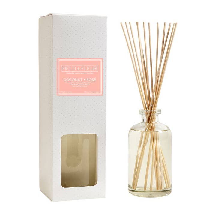 Coconut Rose' Diffuser Reed 6oz Ctn.6 for wholesale by Hillhouse Naturals/Field+Fleur