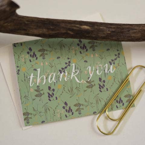 June & December - Wholesale Thank You Card - Wild Thank You Card1