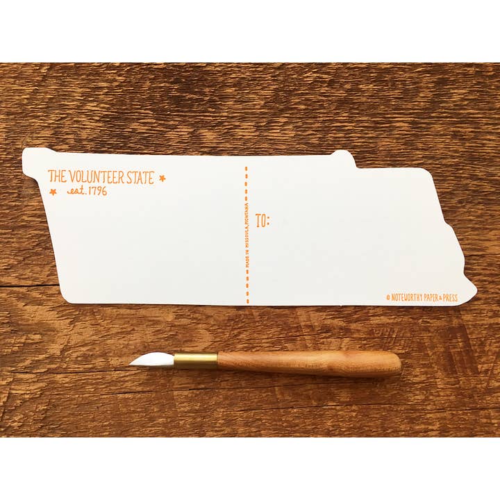 Noteworthy Paper & Press - Wholesale Postcard - Tennessee State Postcard2