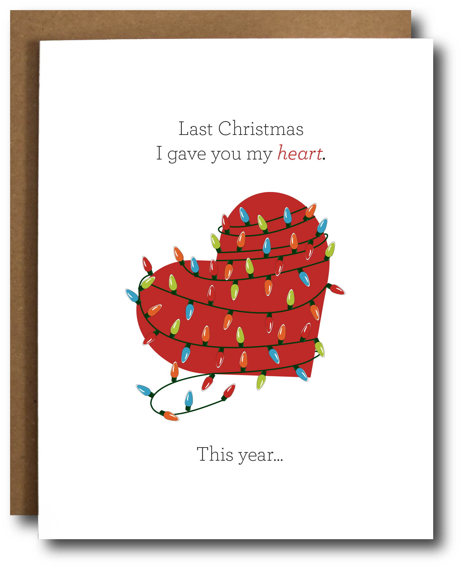 The Card Bureau - Wholesale Christmas Card - *SALE* My Heart Holiday Card0