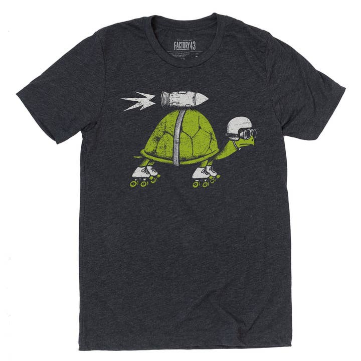 Rocket Turtle Unisex Shirt for wholesale by Factory 43