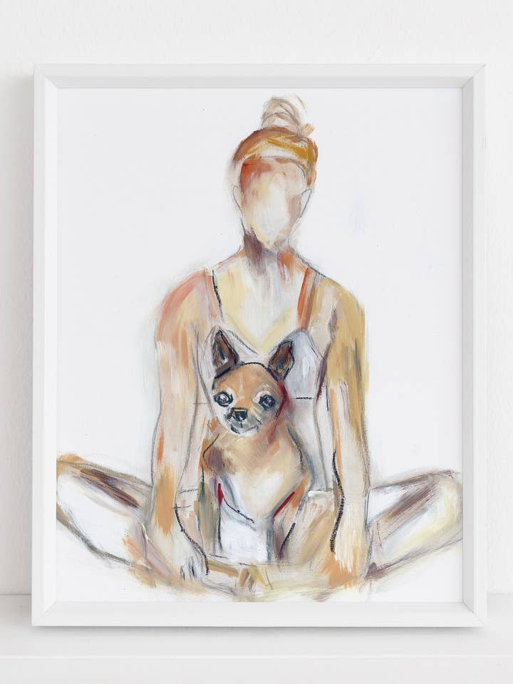 Agnes and Me Print for wholesale by Leigh Cypres