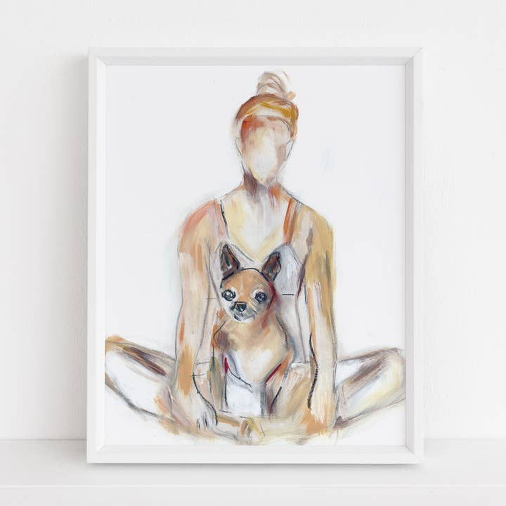 Agnes and Me Print for wholesale by Leigh Cypres
