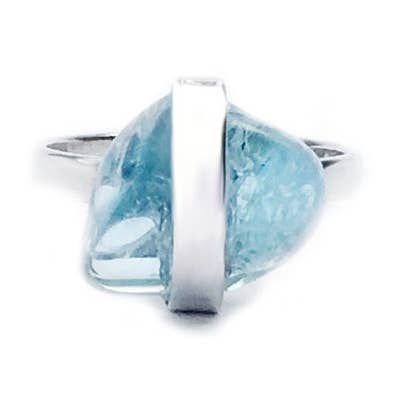 Aquamarine Candy Ring for wholesale by Great Falls Jewelry