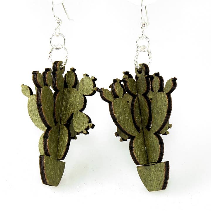 Orecchini Barrel Cactus per la vendita all'ingrosso da parte di Green Tree Jewelry