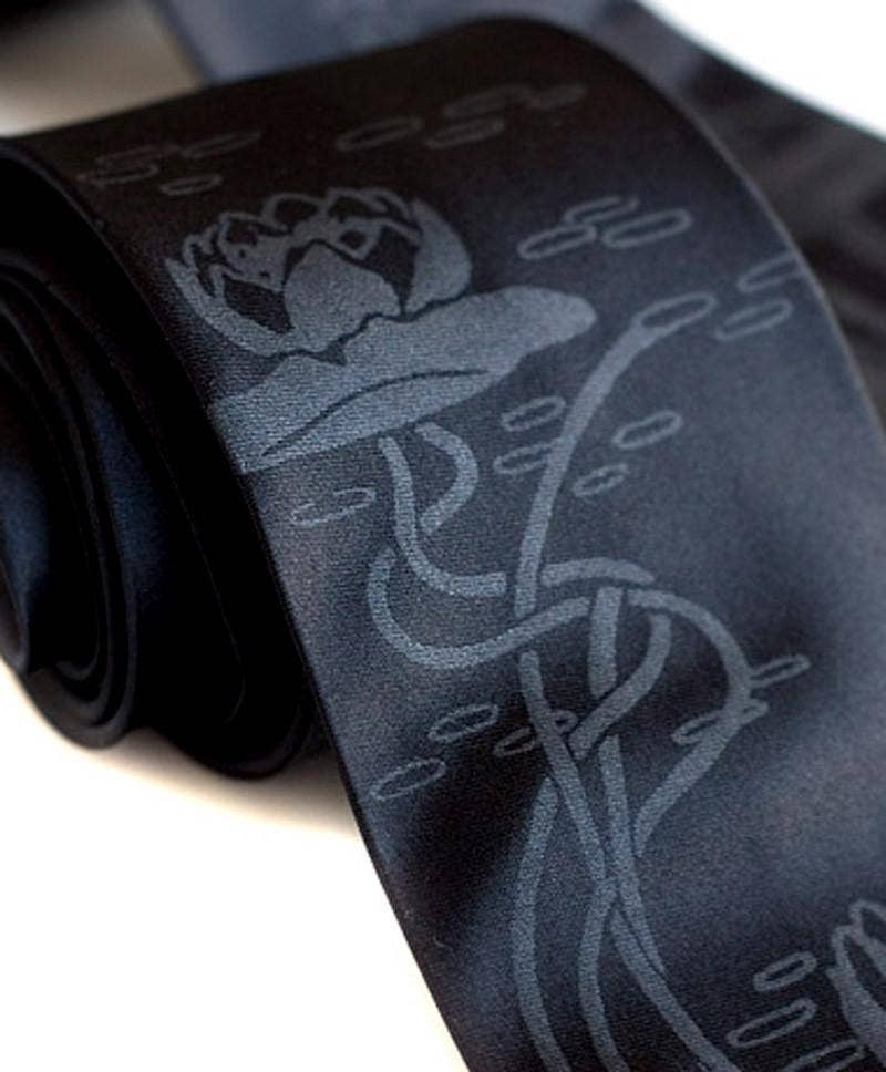 Cyberoptix Tie Lab - Wholesale Necktie - Men's - Lotus Blossom Necktie, Microfiber Water Lily Tie.2