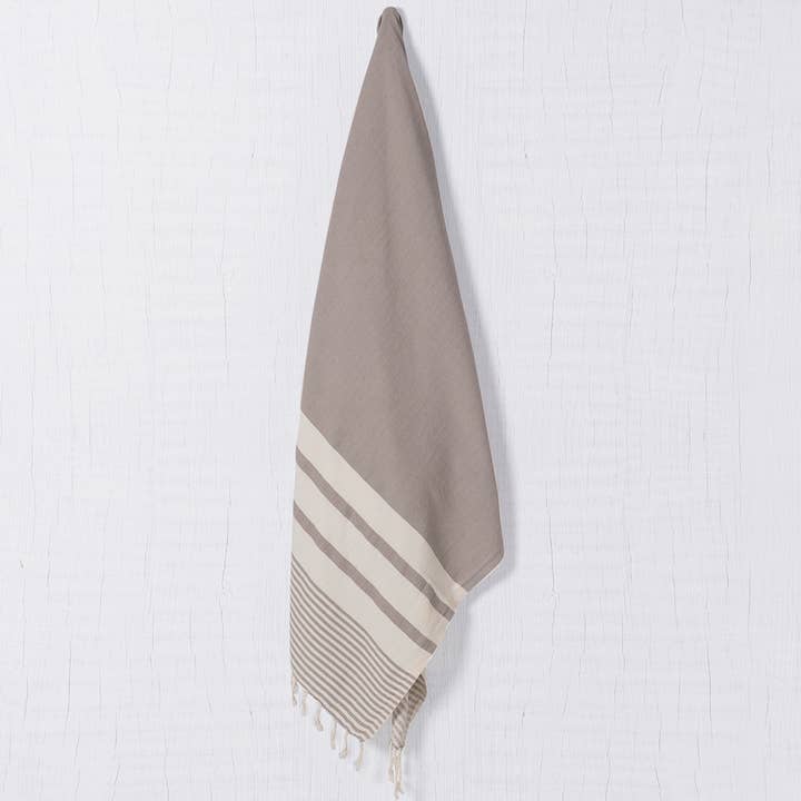 Toalla turca Peshtemal KREMBCOT - Beige para venta al por mayor de Buldano