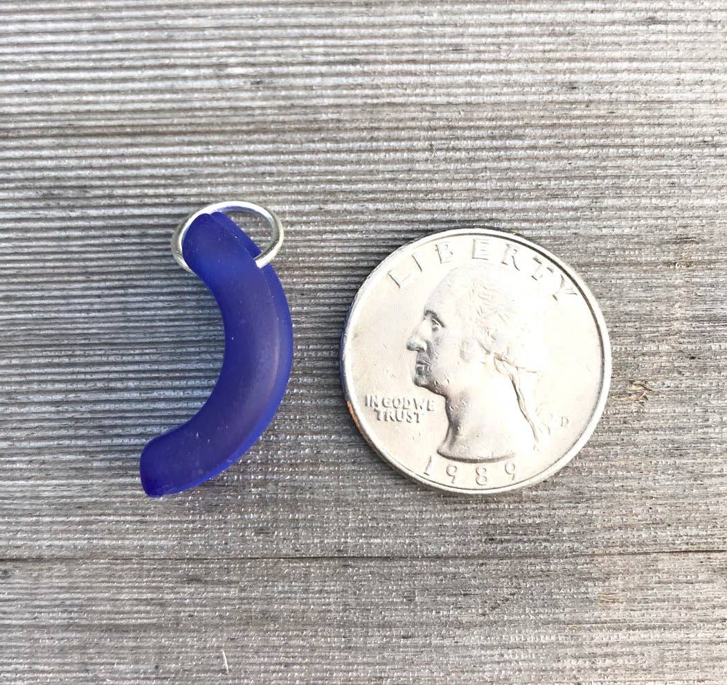 Wave of Life - Wholesale Pendant/Charm Necklace - Sea Glass Bottle Lip Necklace (18 Inch Chain)3