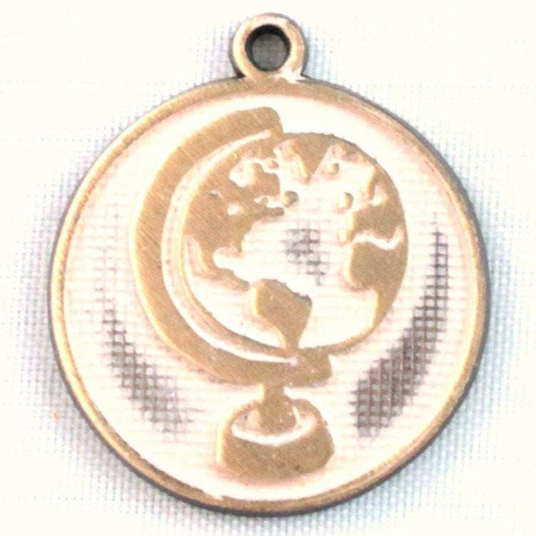 Gleeful Peacock - Wholesale Individual Charm/Pendant - Change Token Charm, Bracelet, or Necklace RETIRED0