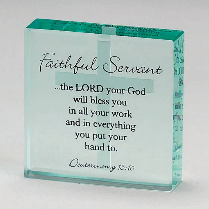 Dicksons - Wholesale Decorative Tabletop Object - Table Glass Faithful Servant0