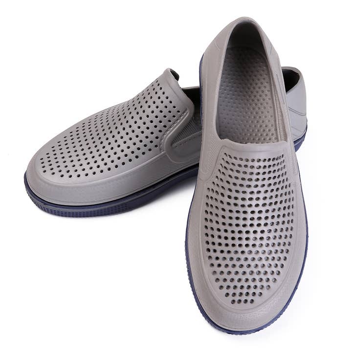 Grey South Beach Slip Ons for wholesale by Mad Man