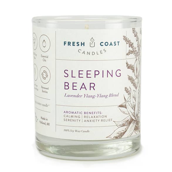 Schlafender Bär 6,5 Unzen für den Großhandel von Fresh Coast Candles