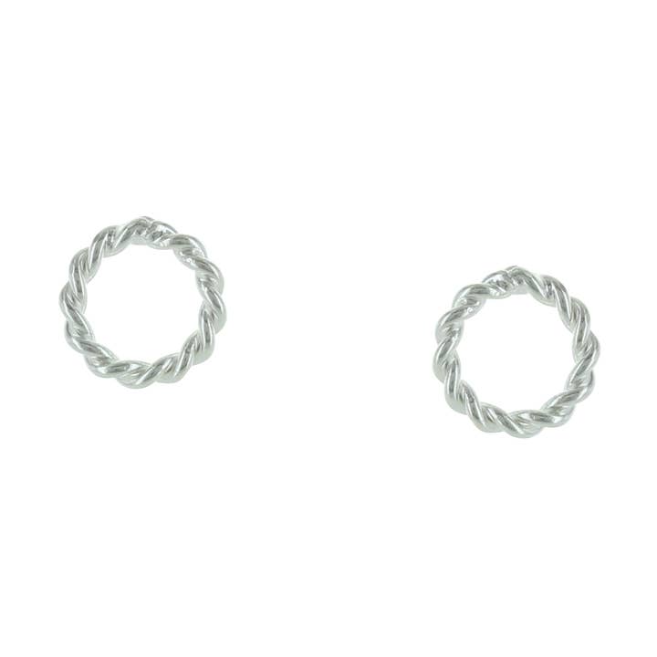 Stud Twist ouvert pour la vente par Indigo Sterling Silver