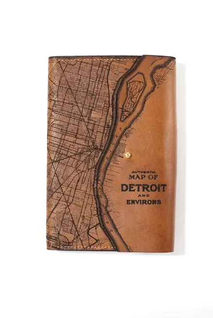 Tactile Craftworks - Wholesale Journal/Diary - Detroit Map Journal0