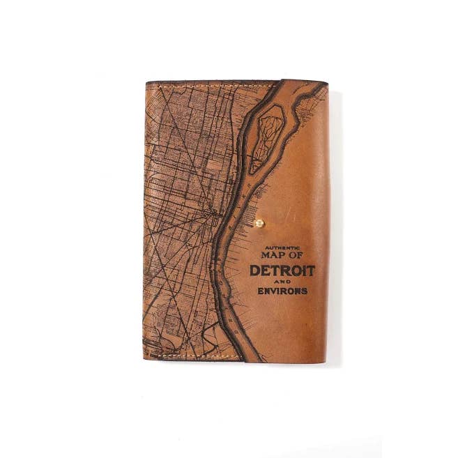Tactile Craftworks - Wholesale Journal/Diary - Detroit Map Journal
