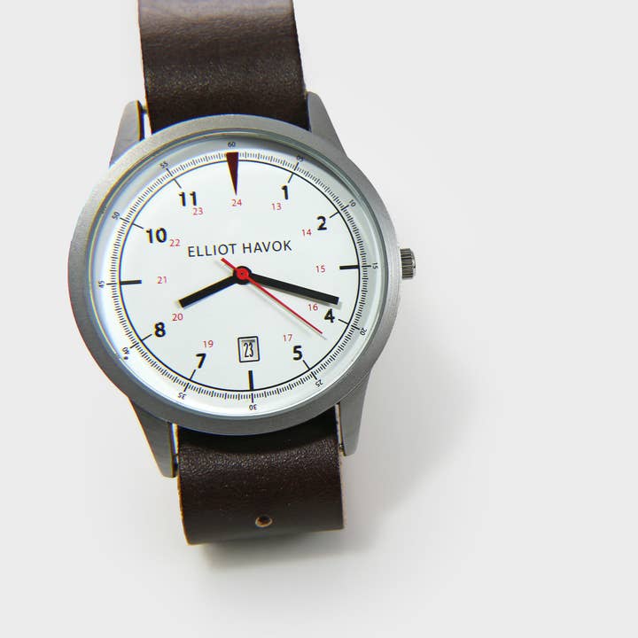 Elliot Havok - Wholesale Wrist Watch - Men's - White Classic Havok Watch - 40mm6