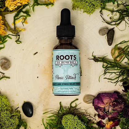 Roots To Remedies - Wholesale Oral Supplement/Vitamin - 1 oz Panic Attack and Stress Relief Herbal Extract
