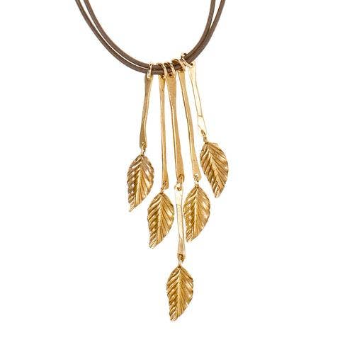 Tribal Leaves Halskette für den Großhandel von Alkemie Jewelry