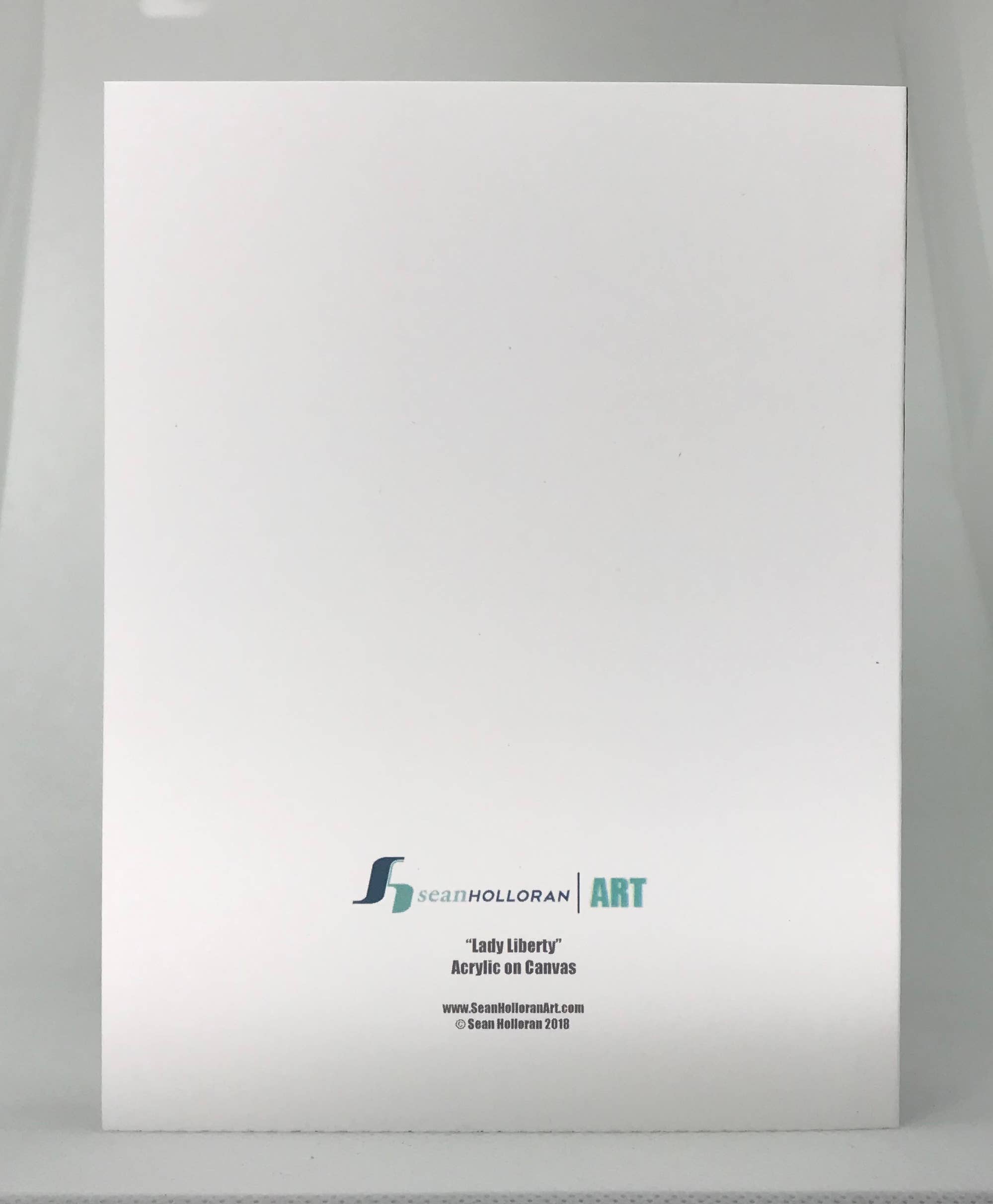 Sean Holloran Art - Wholesale Stationery/Notecard Set - 'Lady Liberty' : Note Card1