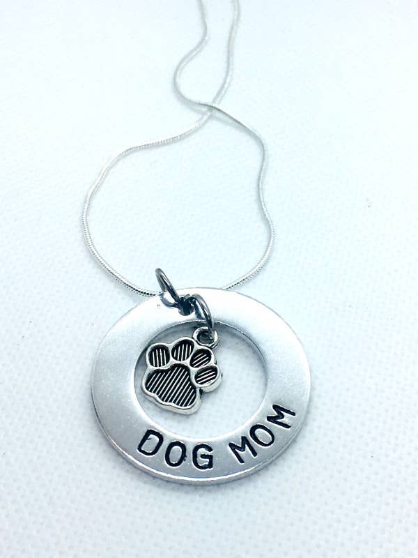 Dog Mom Necklace, gifts for dog lovers, canine mom stuff for wholesale by Me and My Sweet Pea