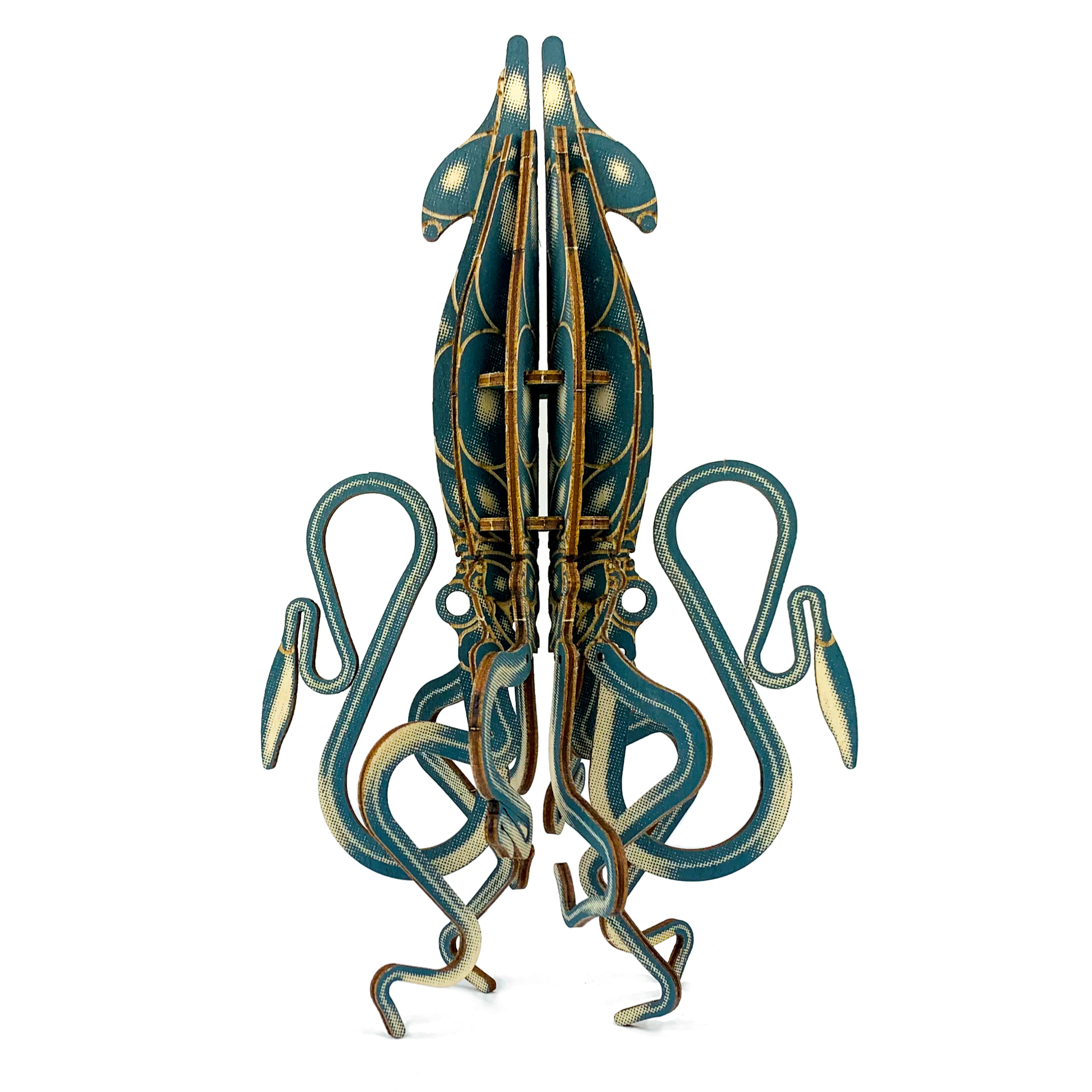 JCR WORK - Vendita all'ingrosso Kit per lavoretti fai da te - MOLLUSCA: CALAMARO GIGANTE3