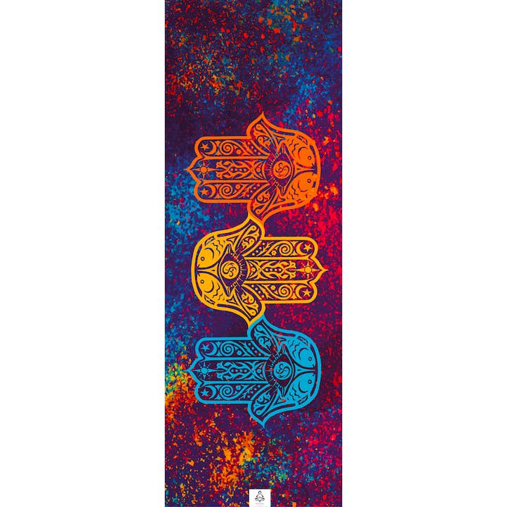 Zenlife House - Wholesale Yoga Mat - Yoga mat microfiber towel - Mat size - Hamsa Trio