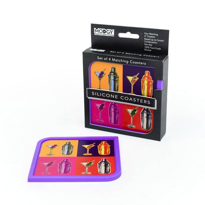Silicone Coaster Set - Tini for wholesale by Modgy