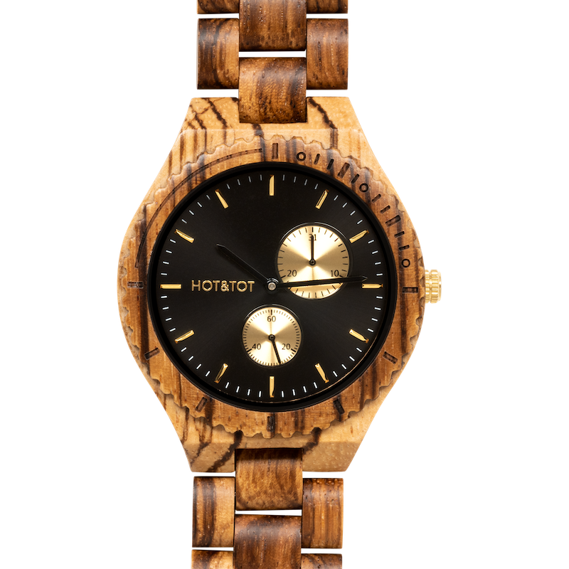 HOT&TOT – Engroshandel Armbåndsur - Herre – CHRONOS | Træur til mænd | Kronografer | Guld3
