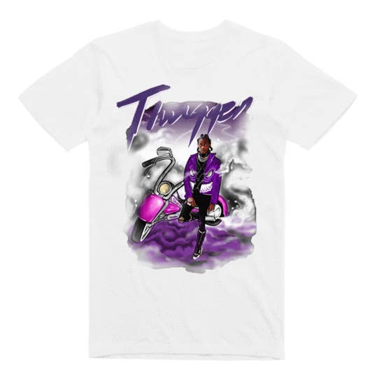 Hvid Thugger Biker Tee for engroshandel hos Merchathon