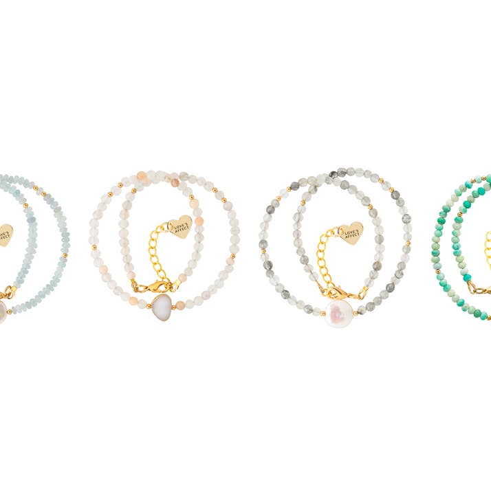 Le tour de cou en pierre précieuse Khloe pour la vente par Love's Affect Jewelry