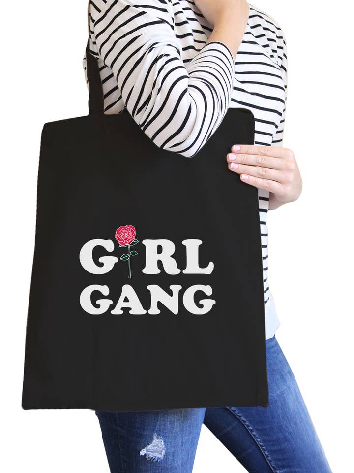 Girl Gang Canvas Tote Bag for wholesale by 365 In Love