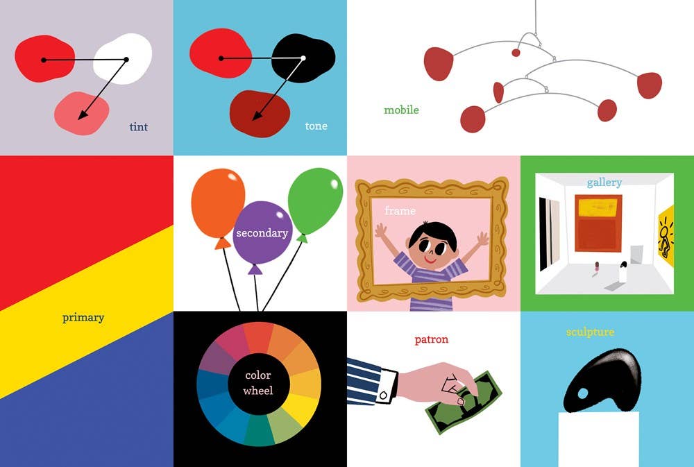 Familius, LLC - Wholesale Baby & Toddler Book (0-2) - 100 First Words for Little Artists2