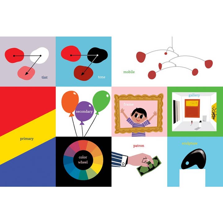 Familius, LLC - Wholesale Baby & Toddler Book (0-2) - 100 First Words for Little Artists2