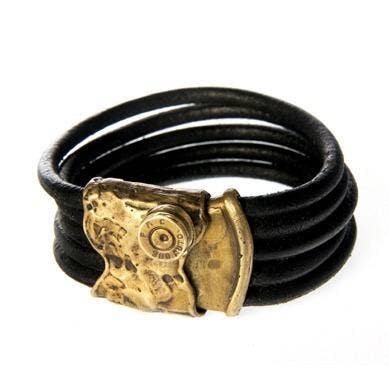 Men's Bullet Screw Lock Bracelet for wholesale by Alkemie Jewelry