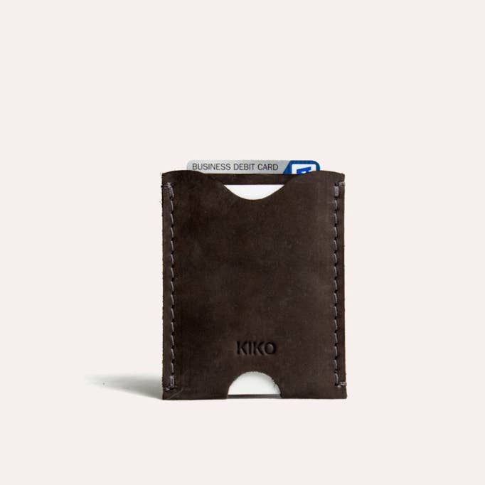 Double Sided Card Case for wholesale by Kiko Leather