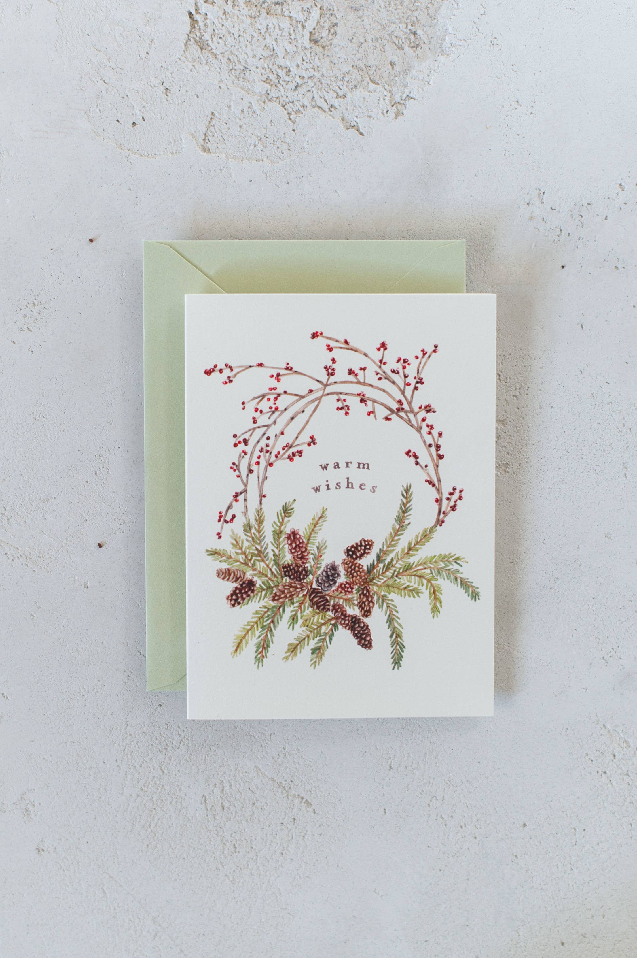 Lana's Shop – Großhandel Saisongrußkarte – Weihnachtskranz-Varieté-Set3