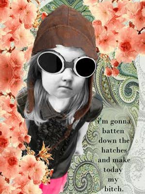 345L Leinwand „My Bitch“ für den Großhandel von Erin Smith Art