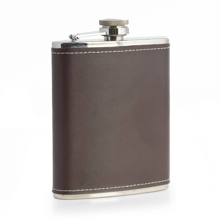 BeyBerk International - Wholesale Flask - Brown Leather Flask0