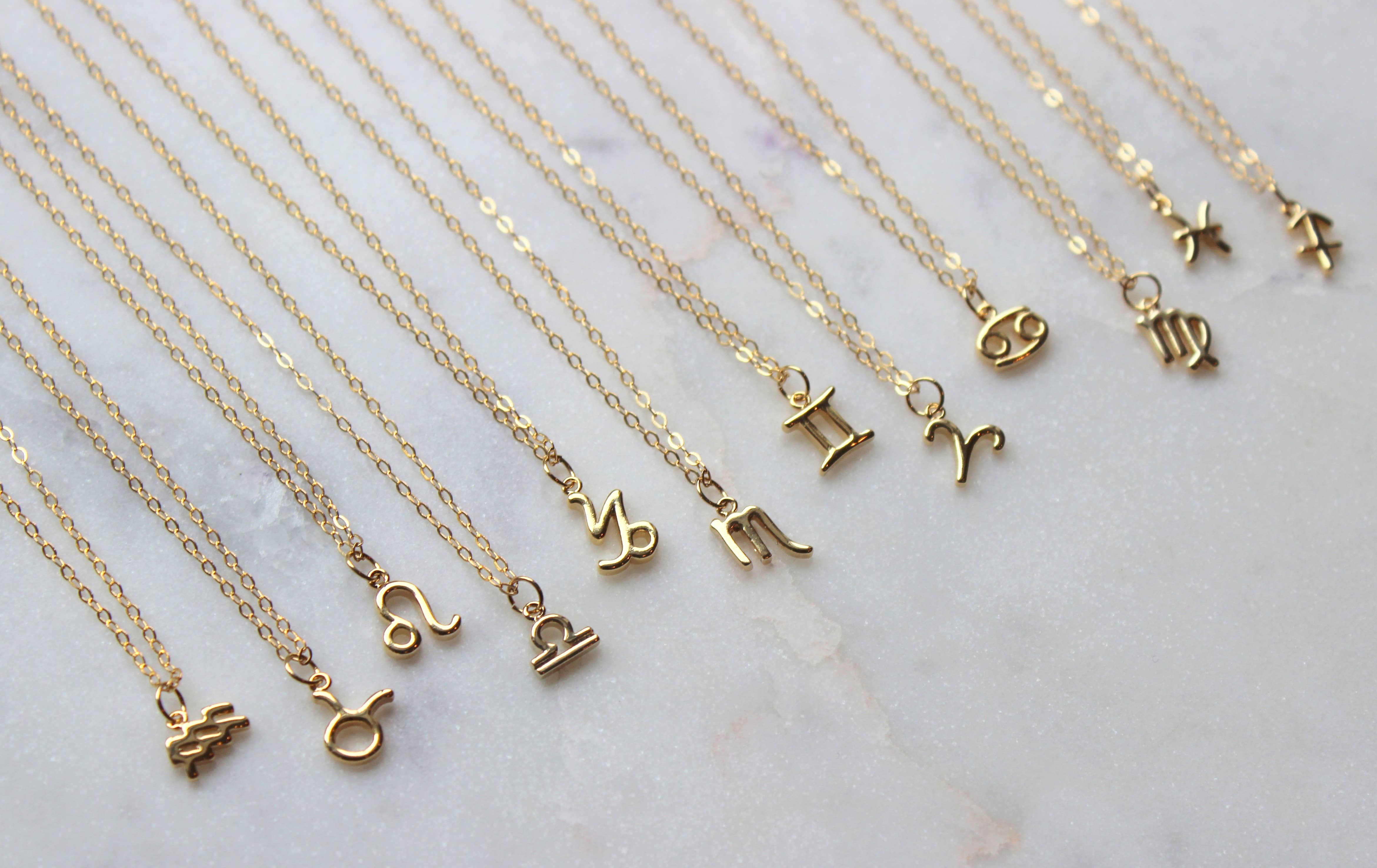 Wholesale zodiac store necklace